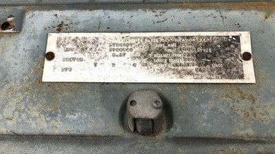 1958 Chevy Gmc 300 Full Size Glove Box Assembly Complete Door With Latch Oem