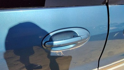 99-03 Ford Windstar Passenger Right Rear Outside Door Handle Oem Back Blue Lv Ts