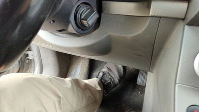07-09 Sentra Lower Dash Under Column Knee Bolster Trim Panel Charcoal W 2.0L