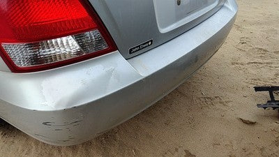 2001-2003 Hyundai Elantra Rear Bumper Cover Assembly Oem Back Silver 866102D000