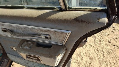 Chevy Caprice Driver Left Rear Inside Door Trim Panel Only Oem Back Gray