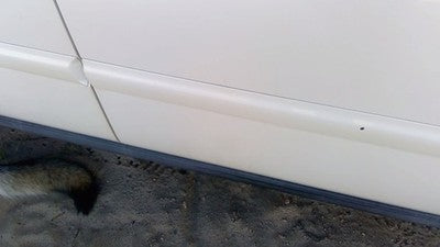 1997 Acura Tl Passenger Right Front Moulding From Door Oem Trim Strip White