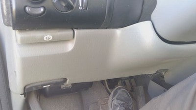 96-00 Chrysler Voyager Lower Dash Under Column Knee Bolster Trim Panel Oem Gray
