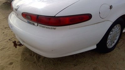 1996-1999 Mercury Sable Rear Bumper Cover Assembly Oem Back White Wt F6dz17k835b