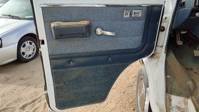 1995 Gmc Van 3500 Driver Left Front Door Trim Panel With Master Switch Blue