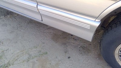 1991 Cutlass 2 Door Driver Left Rear Moulding On Quarter Panel Oem Silver Rocker