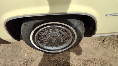 1980 Cadillac Deville Driver Left Front Wheel Flare Moulding Oem Chrome Trim