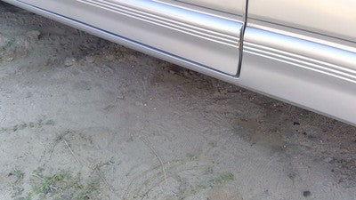 1991 Cutlass 2 Door Driver Left Rear Moulding On Quarter Panel Oem Silver Rocker