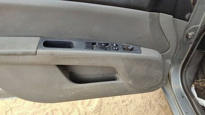 08-09 Sentra Driver Left Front Door Trim Panel With Master Switch Charcoal W