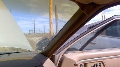1994 Olds Eighty Eight Passenger Right A Pillar Trim Windshield Post Panel Tan