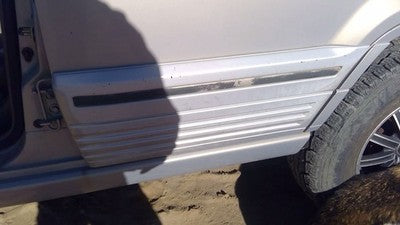 1994 Jeep Grand Cherokee Driver Left Rear Moulding From Door Back Trim Silver