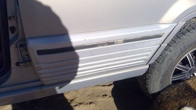 1994 Jeep Grand Cherokee Driver Left Rear Moulding From Door Back Trim Silver