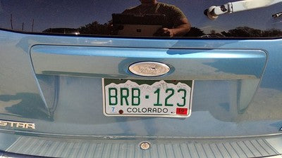 1999-03 Ford Windstar Tail Gate Handle Oem Release Lever Blue Lv Ts 5F2z13b482aa