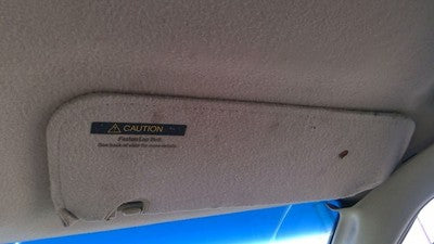 1993 Saturn Sw2 Passenger Right Sun Visor Oem Tan