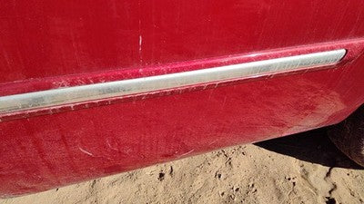 06 Town & Country Driver Left Rear Moulding From Door Back Trim Inferno Red Prh