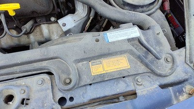 82-96 Olds Cutlass Ciera Top Plastic Cover Above Radiator Support Upper Shield
