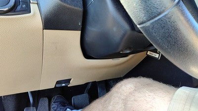 2016-2019 Ford Explorer Lower Dash Under Column Knee Bolster Trim Panel Camel 7L
