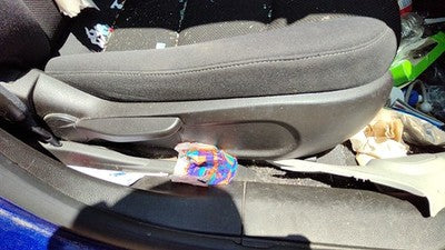 2013 Chevy Cruze Passenger Right Side Seat Trim Panel Oem Black Aff