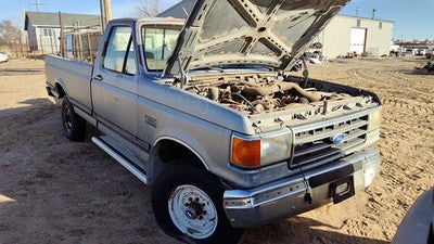 1981-1997 F250 Pickup Driver Left Front Power Window Regulator With Motor Oem