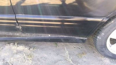 01-02 Subaru Forester Driver Left Rear Moulding From Door Back Trim Strip Black