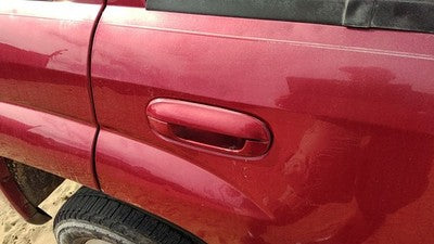 02-09 TrailBlazer Passenger Right Rear Outside Door Handle Back Majestic Red 86U