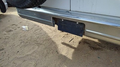1978-1996 Gmc Van 3500 Chrome Rear Bumper Assembly With Mount Brackets Oem Back