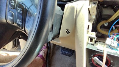2004-2009 Mazda 3 Lower Dash Under Column Knee Bolster Trim Panel Oem Beige Br7