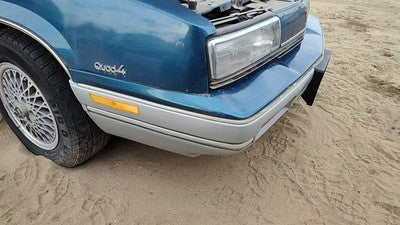 1989-1991 Olds Cutlass Calais Front Bumper Cover Assembly Oem Blue '89