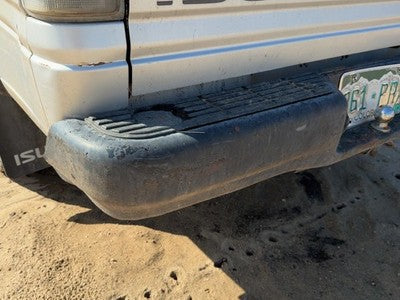1988-1995 Isuzu Pup Rear Bumper With Mount Brackets Oem Silver 2900037010
