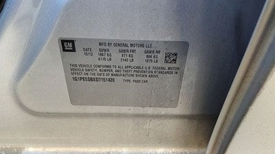 2011-2016 Chevy Cruze Fuel Vapor Canister Oem Charcoal Housing 84839160