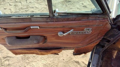 1984 Jeep Grand Wagoneer Driver Left Front Door Trim Panel Without Master Switch