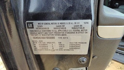 2006-2011 Chevy Hhr Rear Wiper Motor Oem Back Glass 15943776