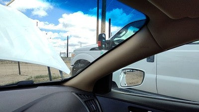 13 Hyundai Sonata Passenger Right A Pillar Trim Windshield Post Panel Camel Yda