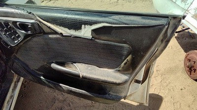 98 Subaru Legacy Rhd Postal Right Front Inside Door Trim Panel Wth Switches Gray