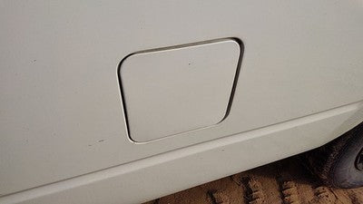 1985-2005 Gmc Safari Fuel Tank Door With Hinge Gas Lid Oem Filler White 15742926