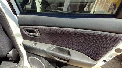 07-09 3 Passenger Right Rear Inside Door Trim Panel With Switches Back Black Br6