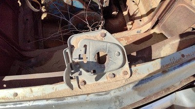 1953 Chevy Bel Air 150 Sedan Hood Latch Assembly With Bracket Oem