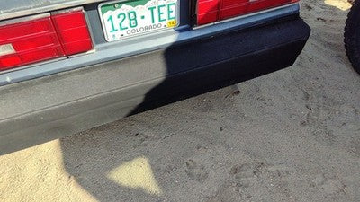 1983-1986 Toyota Camry Rear Bumper Cover Assembly Oem Back Gray 5215932905