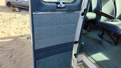 1995 Gmc Van 3500 Passenger Right Rear Door Trim Panel Back Blue