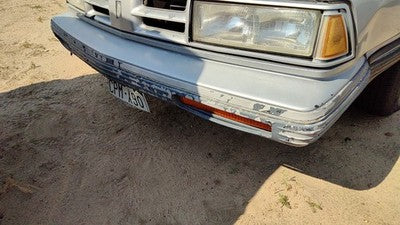 1990-1991 Olds 88 Front Bumper Cover Assembly Oem Gray 25559351