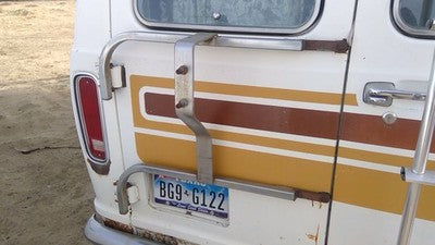 1979 Ford Van E250 Rear Spare Tire Carrier Oem Back