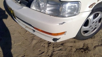 1996-1998 Acura Tl Front Bumper Cover Assembly Oem White 04711