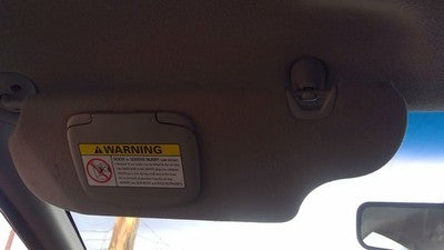 1998 Ford Taurus Driver Left Sun Visor Oem Gray