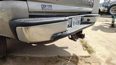 1999-2007 Sierra 2500 Hd Chromer Rear Bumper Assembly With Brackets Oem 12473000