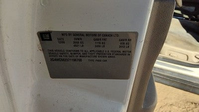 05-09 Buick Lacrosse Driver Left Rear Power Window Regulator With Motor Oem Back