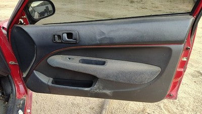 1999-2000 Civic Hx Coupe Passenger Right Door Trim Panel With Switches Gray