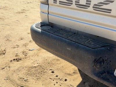 1988-1995 Isuzu Pup Rear Bumper With Mount Brackets Oem Silver 2900037010