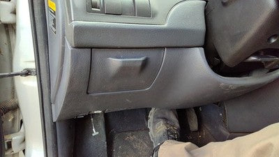 2001-03 Hyundai Elantra Lower Dash Under Column Knee Bolster Trim Panel Oem Gray