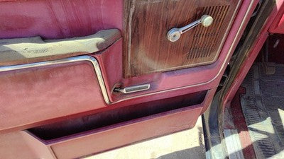 1983 Ford F150 Driver Left Front Inside Door Trim Panel Red