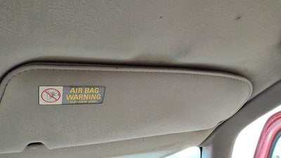 1999 Mazda B2500 Passenger Right Sun Visor Oem Gray V2